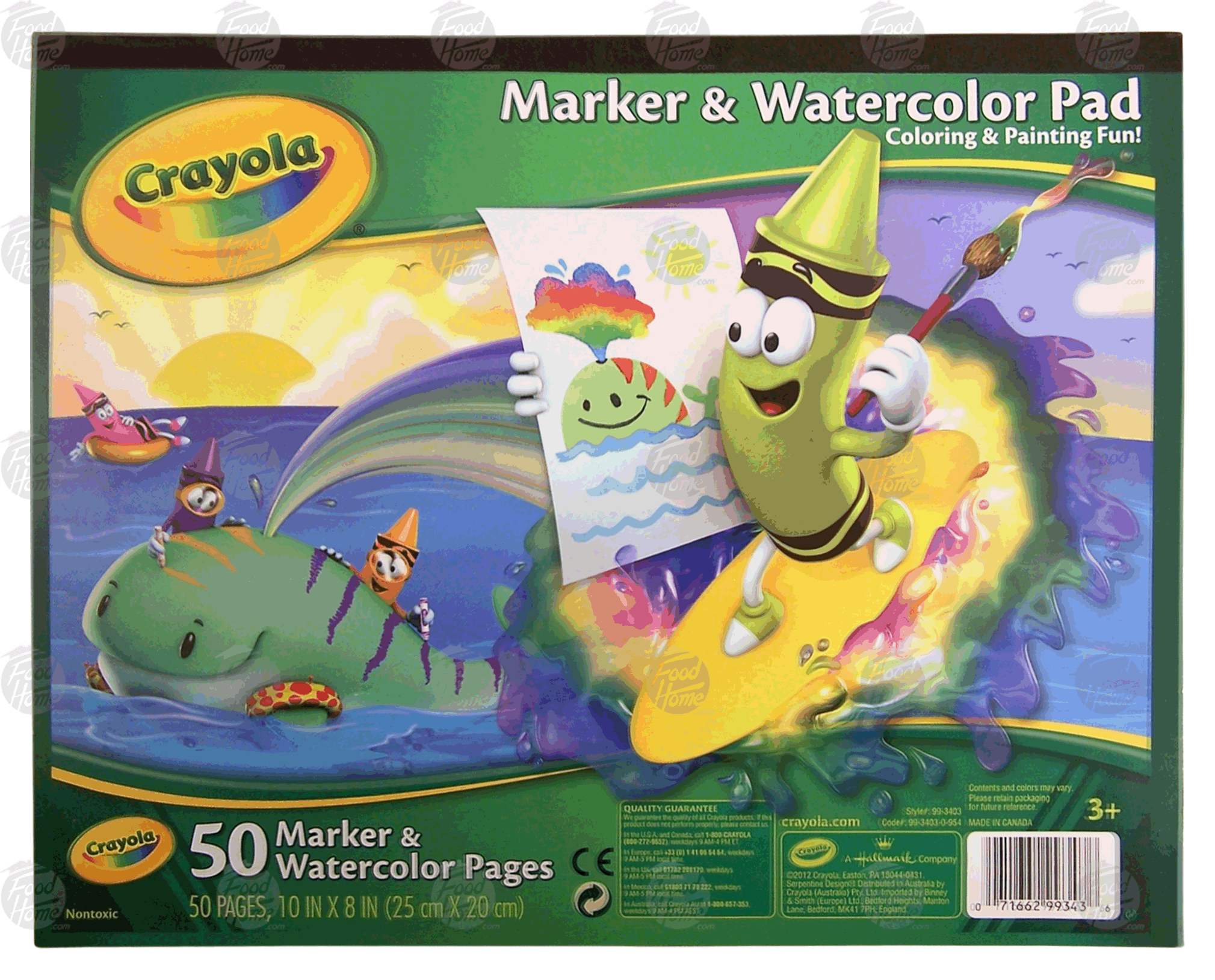 Crayola  marker & watercolor pad, 50 pages, nontoxic Full-Size Picture